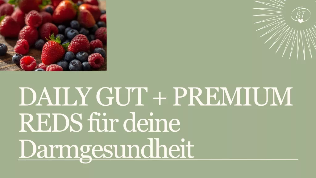 Daily Gut + Premium Reds Nahrungsergänzungspulver von BRAINEFFECT mit Beeren-Geschmack