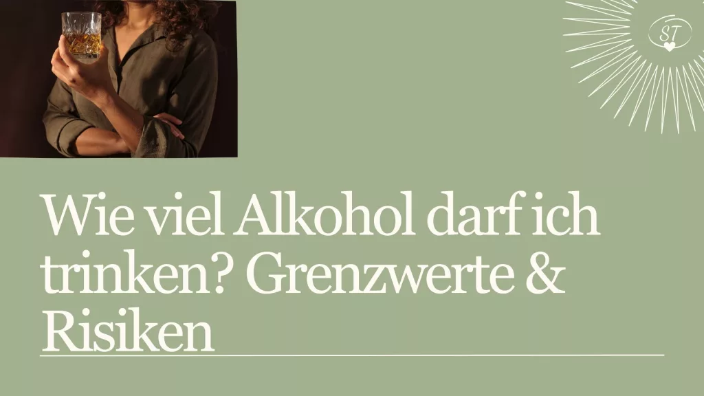 Frau hält ein Glas Alkohol; Titelbild zum Beitrag „Wie viel Alkohol darf ich trinken? Grenzwerte & Risiken"