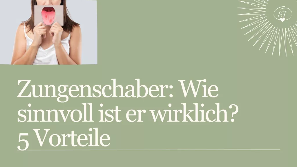 Zungenschaber aus Edelstahl zur Reinigung der Zunge